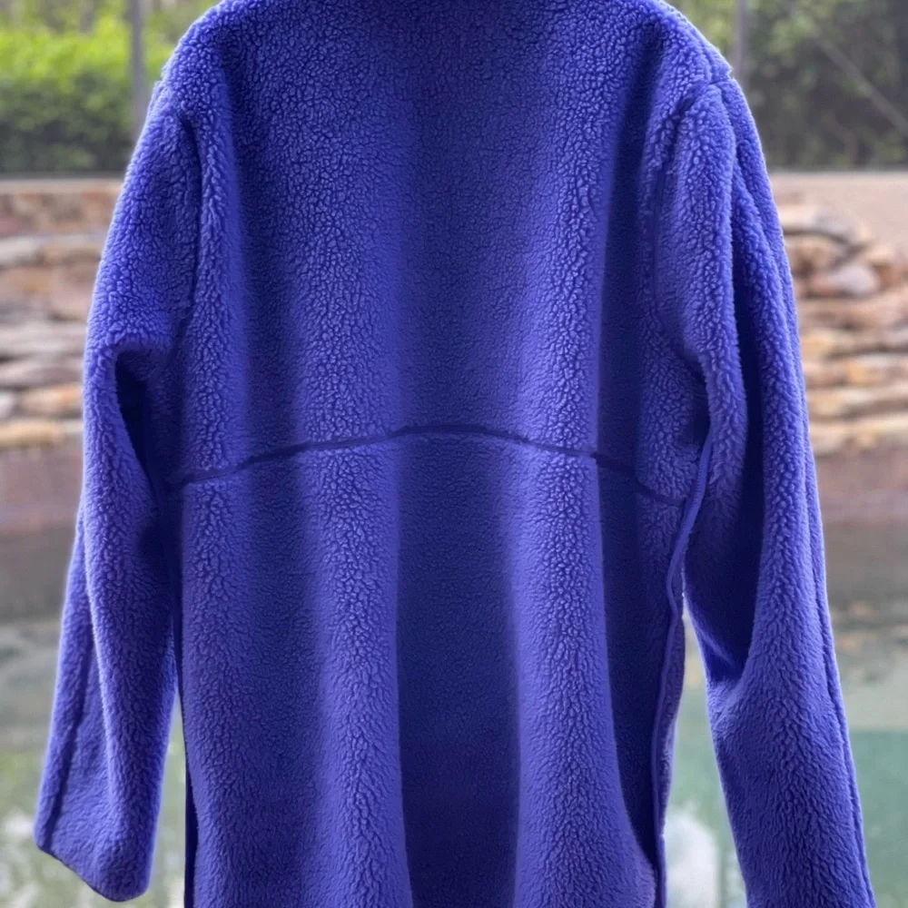 NIKE YOGA SHERPA FLEECE BLUE PULLOVER SWEATSHIRT [DD2182-430]‎